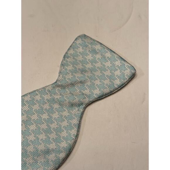 R Hanauer bow tie Silk Carolina Blue UNC Tarheels Made In USA Checkered - Picture 8 of 9